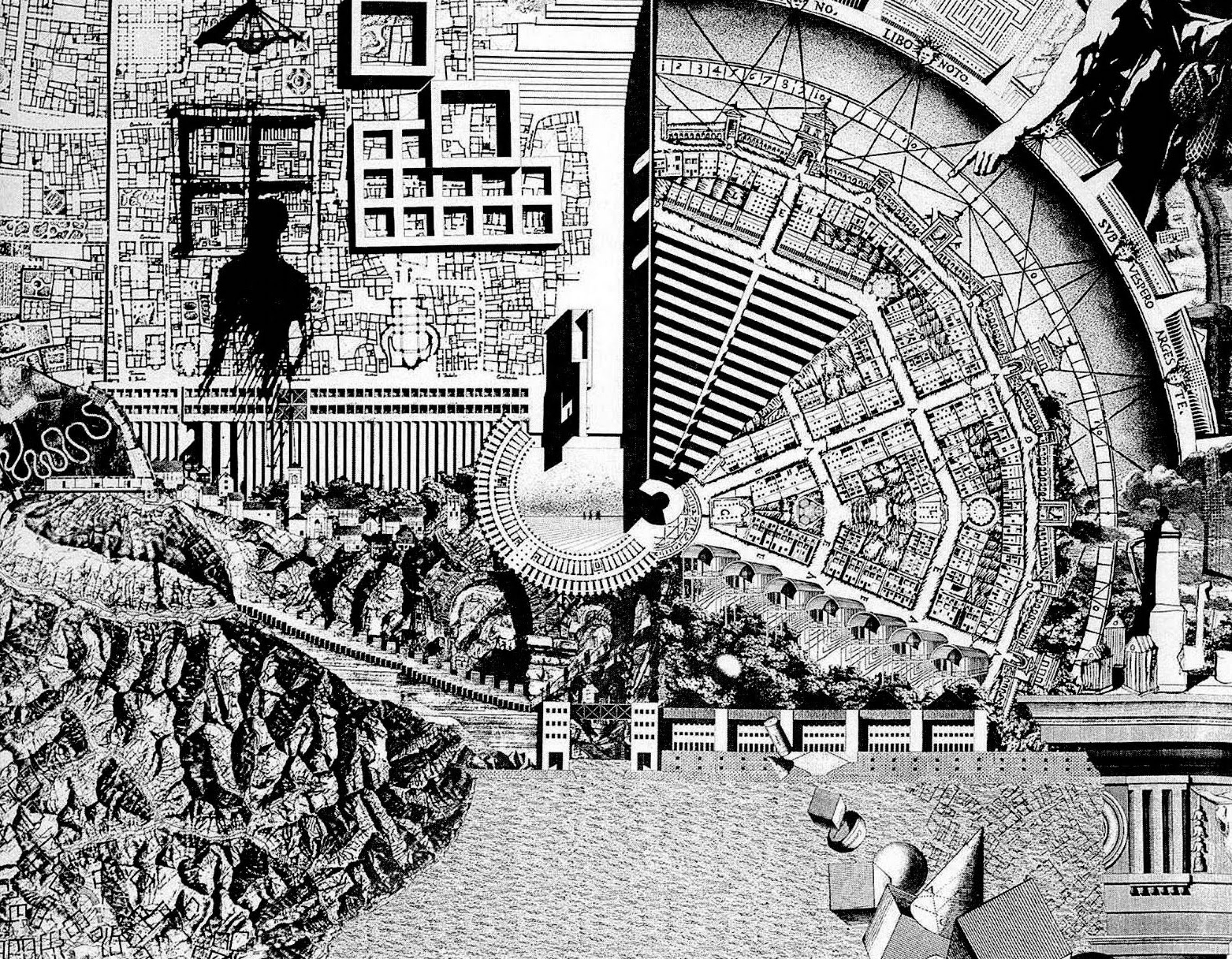 Aldo-Rossi.-Citta-Analoga.-Collage--1977